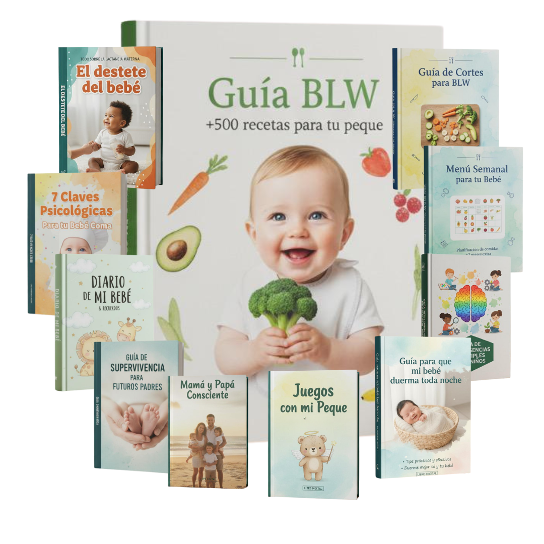 Guía BLW Definitiva: +500 Recetas para tu Peque + 10 BONOS EXCLUSIVOS